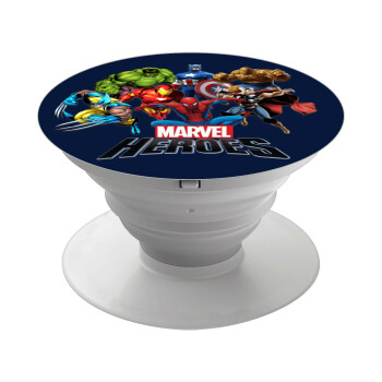 MARVEL heroes, Phone Holders Stand  White Hand-held Mobile Phone Holder