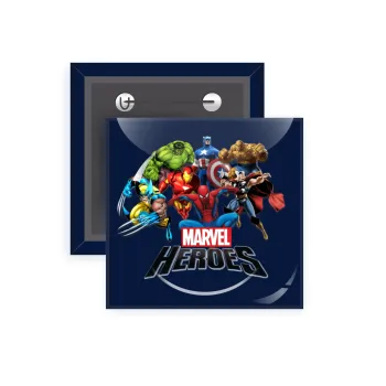 MARVEL heroes, Κονκάρδα παραμάνα τετράγωνη 5x5cm