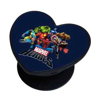 MARVEL heroes, Phone Holders Stand  καρδιά Μαύρο Βάση Στήριξης Κινητού στο Χέρι