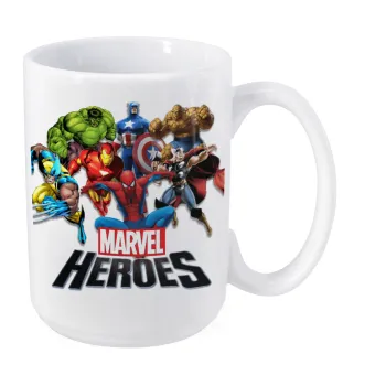MARVEL heroes, Κούπα Mega, κεραμική, 450ml