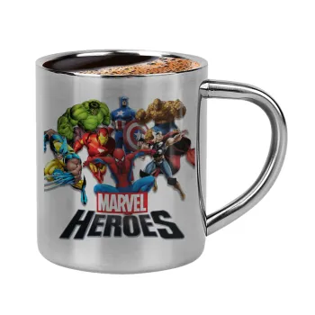 MARVEL heroes, Κουπάκι μεταλλικό διπλού τοιχώματος για espresso (220ml)