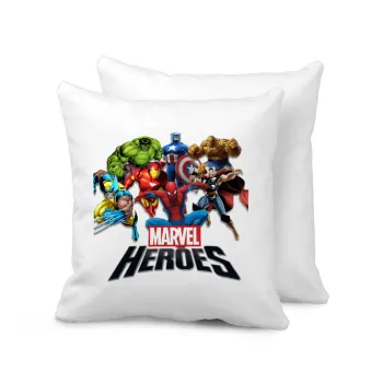 MARVEL heroes, Μαξιλάρι καναπέ 40x40cm περιέχεται το  γέμισμα