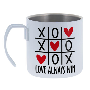 Love always win, Mug Stainless steel double wall 400ml