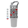 GREY color, 890ml (30oz) stainless Steel Tumbler with Handle