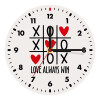 Wooden wall clock (20cm)