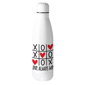 Love always win, Metal mug thermos (Stainless steel), 500ml