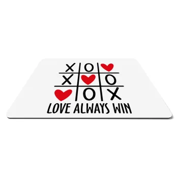 Love always win, Mousepad ορθογώνιο 27x19cm