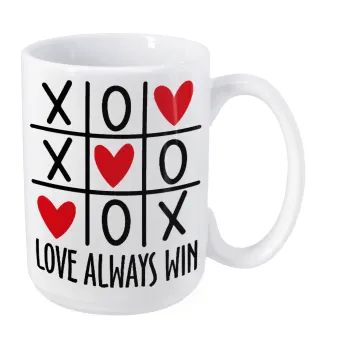 Love always win, Κούπα Mega, κεραμική, 450ml