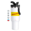 Mega Tumbler με καπάκι, διπλού τοιχώματος (θερμό) 1,2L