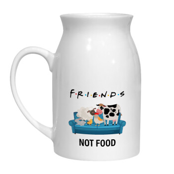 friends, not food, Milk Jug (450ml) (1pcs)