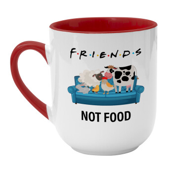 friends, not food, Κούπα κεραμική tapered 260ml