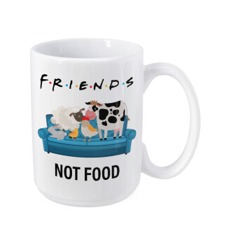 friends, not food, Κούπα Mega, κεραμική, 450ml