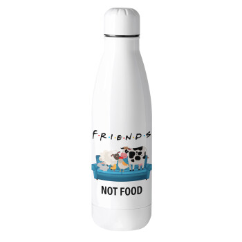 friends, not food, Metal mug thermos (Stainless steel), 500ml