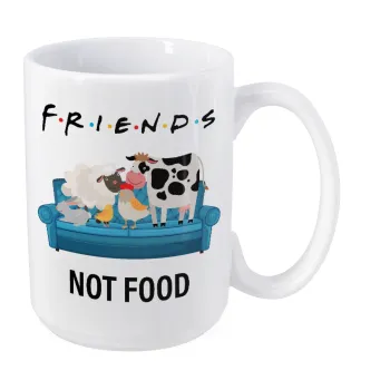 friends, not food, Κούπα Mega, κεραμική, 450ml