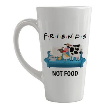 friends, not food, Κούπα κωνική Latte Μεγάλη, κεραμική, 450ml