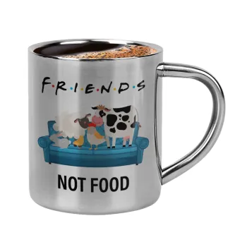 friends, not food, Double-wall metal cup for espresso (220ml)
