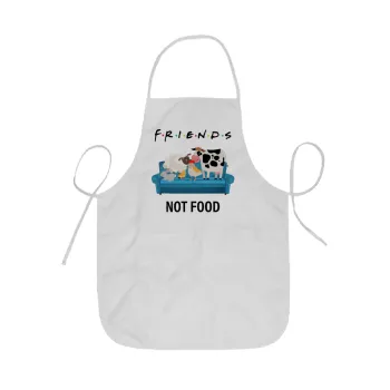 friends, not food, Ποδιά Σεφ ολόσωμη κοντή  Παιδική (44x62cm)