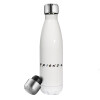 Friends, Metal mug thermos White (Stainless steel), double wall, 500ml