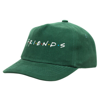 Friends, Καπέλο παιδικό Baseball, 100% Βαμβακερό, Low profile, Πράσινο