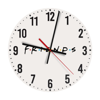 Friends, Ρολόι τοίχου ξύλινο (30cm)