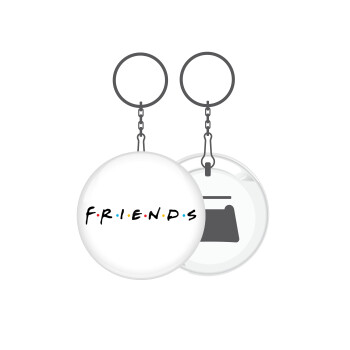 Friends, Μπρελόκ μεταλλικό 5cm με ανοιχτήρι
