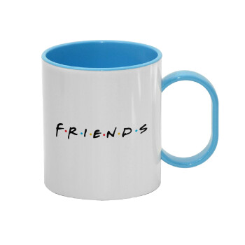 Friends, Κούπα (πλαστική) (BPA-FREE) Polymer Μπλε για παιδιά, 330ml
