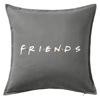 Friends, Sofa cushion Grey 50x50cm includes filling