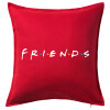 Sofa cushion RED 50x50cm includes filling