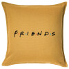 Sofa cushion YELLOW 50x50cm includes filling