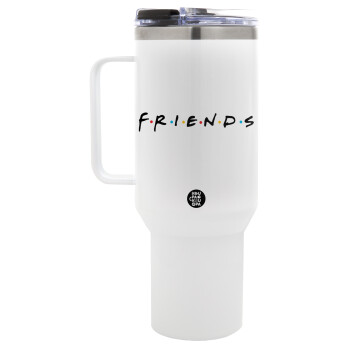 Friends, Mega Stainless steel Tumbler with lid, double wall 1,2L