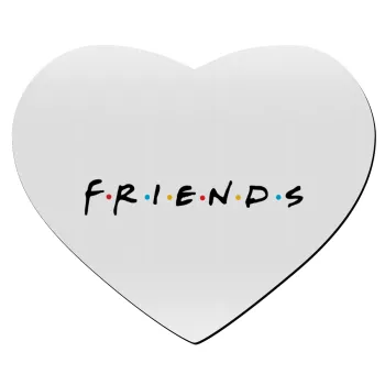 Friends, Mousepad heart 23x20cm