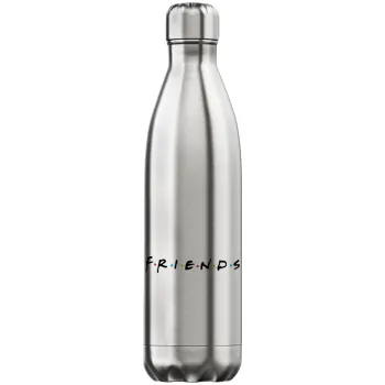 Friends, Μεταλλικό παγούρι θερμός Inox (Stainless steel), διπλού τοιχώματος, 750ml