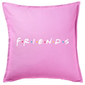 Friends, Sofa cushion Pink 50x50cm includes filling