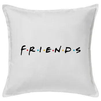 Friends, Sofa cushion White 50x50cm includes filling