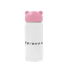 Pink stainless steel thermal flask, 320ml
