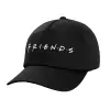 Adult Baseball Cap, 100% Cotton, Black (COTTON, ADULT, UNISEX, ONE SIZE)