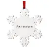 Christmas ornament wooden snowflake 9cm