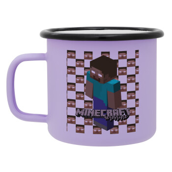 Minecraft herobrine, Κούπα Μεταλλική εμαγιέ ΜΑΤ Light Pastel Purple 360ml