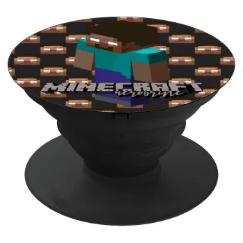Minecraft herobrine, Phone Holders Stand  Μαύρο Βάση Στήριξης Κινητού στο Χέρι