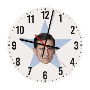 michael the office star, Ρολόι τοίχου ξύλινο (30cm)