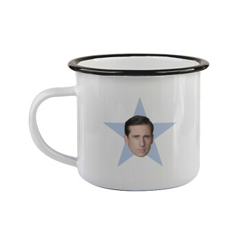 michael the office star, Κούπα εμαγιέ με μαύρο χείλος 360ml