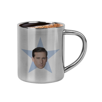 michael the office star, Double-wall metal cup for espresso (220ml)