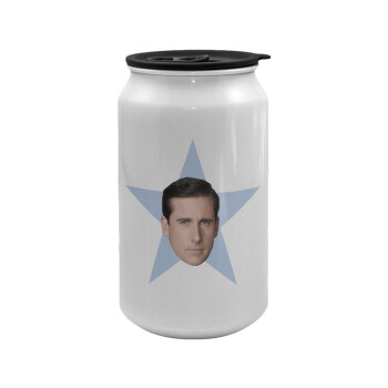 michael the office star, Κούπα ταξιδιού μεταλλική με καπάκι (tin-can) 500ml