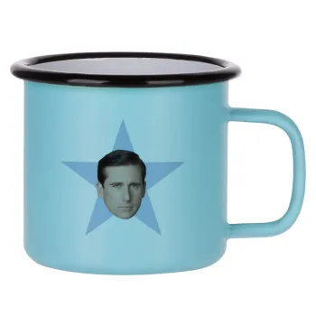 michael the office star, Κούπα Μεταλλική εμαγιέ ΜΑΤ σιέλ 360ml