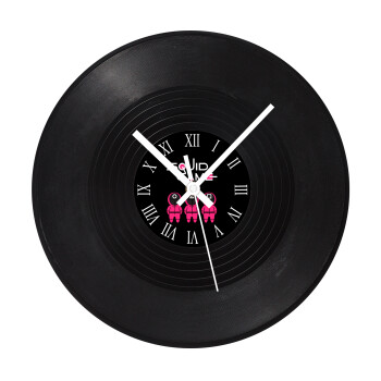 Το παιχνίδι του καλαμαριού, Ρολόι τοίχου Βινύλιο (30cm)