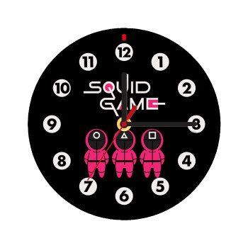 Το παιχνίδι του καλαμαριού, Ρολόι τοίχου ξύλινο (20cm)