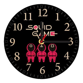 Το παιχνίδι του καλαμαριού, Ρολόι τοίχου ξύλινο plywood (20cm)