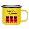 Metallic enamel MATT Yellow cup 360ml