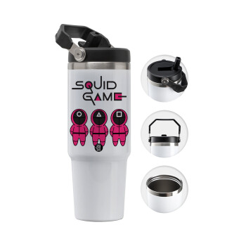 Το παιχνίδι του καλαμαριού, Θερμός Ανοξείδωτο 30oz με χερούλι