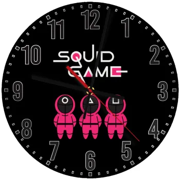 Το παιχνίδι του καλαμαριού, Ρολόι τοίχου ξύλινο (30cm)